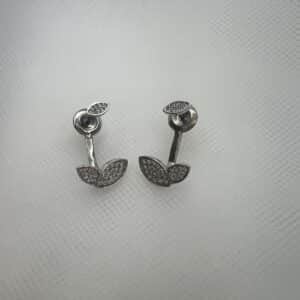 Pendientes de plata con circonitas