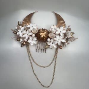 Tocado de porcelana snich.